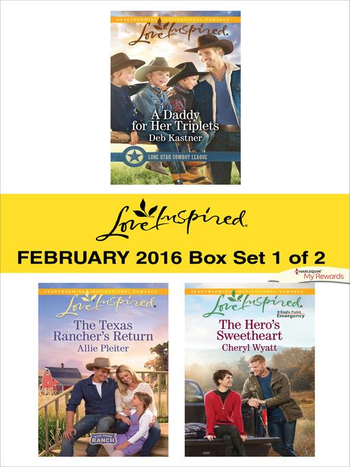 Title details for Love Inspired February 2016, Box Set 1 of 2 by Deb Kastner - Wait list
